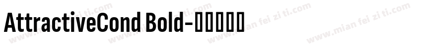 AttractiveCond Bold字体转换